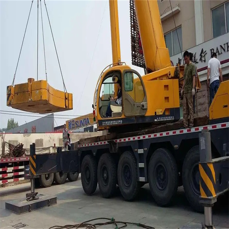 沔城回族镇当地吊车出租|机器吊装|75吨|工厂搬迁服务